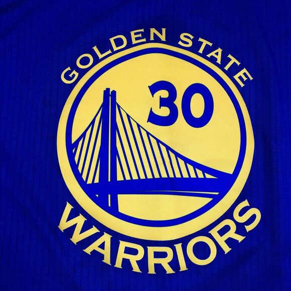 Adidas NBA Golden State Warriors Steph Curry Swingman Jersey Size XXL B7 - Picture 4 of 9